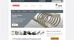 Desktop Screenshot of enidine-defense.com